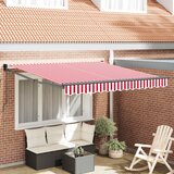  Povlačivi tende Crvena i bijela 350 x 250 cm | Shoptok.si