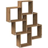 vidaXL Zidna kockasta polica Artisan hrast 78x15x93 cm izrađeno drvo | shoptok.hr