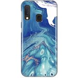  Silikonska maska za Samsung A202F Galaxy A20e Blue Marble Print plava Cene