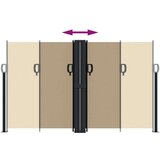 Uvlačiva bočna tenda bež 140 x 600 cm | shoptok.hr