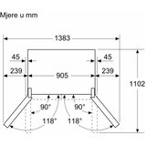 Bosch side by side frižider KFI96AXEA | Eponuda.com