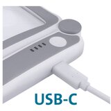 Extol LED prigušiva punjivo sklopivo povećalo sa LED osvetljenjem/650 mAh belo/sivo | Eponuda.com