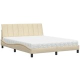  Krevet s madracem Hanko krem 160x200 cm od tkanine | shoptok.hr