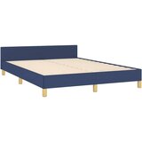  Okvir za krevet bez madraca plavi 140 x 200 cm od tkanine | shoptok.hr