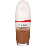 Shiseido Revitalessence Skin Glow Foundation lahki tekoči puder s posvetlitvenim učinkom SPF 30 odtenek Copper 30 ml Cene