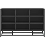  Klupa za cipele crna 84x40x53,5 cm Konstruirano drvo i metal | Eponuda.ba