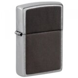 Zippo upaljač Amblem braon koža u