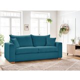 Bobochic Paris Plava sklopiva sofa od samta 225 cm Augustin – | shoptok.hr