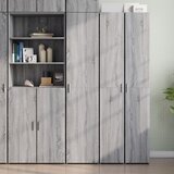  The Living Store Visoka omara siva sonoma 40x42,5x185 cm inženirski les - Visoka Omarica, (21496115) Cene