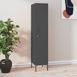 vidaXL Omara s ključavnico antracitna 35x46x180 cm jeklo | Shoptok.si