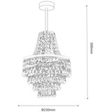  Luster na štapu GEMMA 1xE27/60W/230V prečnik 23 cm | Eponuda.com