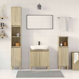 vidaXL 3-dijelni set kupaonskog namještaja boja hrasta sonome drveni | shoptok.hr