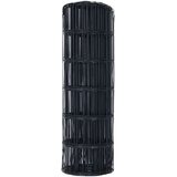 Euro ograda 0,6 x 25 m Željezo prekriveno PVC-om Siva | shoptok.hr
