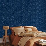  Tapeta - Cosmic Inspirations - Pattern with Stars and Constellations on a Dark Background. 49x1000 Samoljepljiva | shoptok.hr