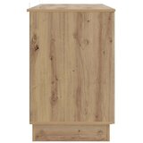  Miza s polico Artisan hrast 142,5 x 50 x 75 cm Inženirski les, (5000283182) | Shoptok.si