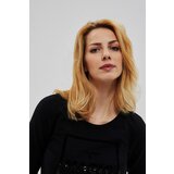 Marisse Blouse With Inscription Z-Ts-3649 Black | Shoptok.si