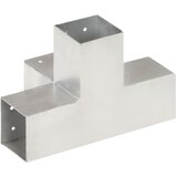 Spojnik za stupove u X-obliku od pocinčanog metala 81 x 81 mm | shoptok.hr