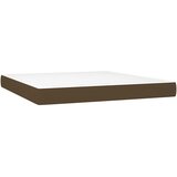  box spring s madracem LED tamnosmeđi 180x200 cm tkanina | shoptok.hr