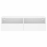  Zidni TV ormarić bijeli 100 x 30 x 30 cm od konstruiranog drva | shoptok.hr