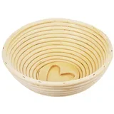 Košara za kruh iz ratana Heart, ⌀ 21 cm