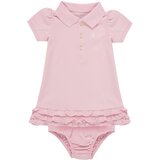Polo Ralph Lauren Kratke obleke SOLID OXFORD-DRESSES-KNIT Rožnata Cene