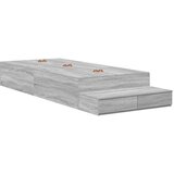 Krevet s ladicama Siva Sonoma 75 cm Konstruirano drvo | Eponuda.com