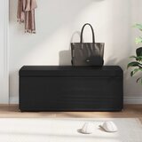  Stolica Crna 101 x 41 x 40 cm Umjetna Koža i Fino Radeći Drvo | shoptok.hr
