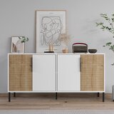 Hanah home konzolni sto Zerra, 150x75x36 cm, Belo-hrast boje | ePonuda.com