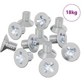 vidaXL Vijaki s countersunk glavico 32727 pcs srebrna elezo, (5000163816) | Shoptok.si