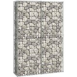  Gabionska košara s poklopcima od pocinčane žice 150 x 100 x 30 cm | shoptok.hr
