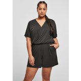 UC Curvy Women's short modal jumpsuit in black color | Shoptok.si