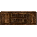 TV ormarić s LED svjetlima boja hrasta 139,5x34x50 cm drveni | Eponuda.com