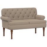  Ljubavni kauč s gumbima Boja cappuccina 120 x 65 x 77 cm | Eponuda.com
