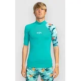 Contrast Allover Lycra aqua
