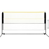 vidaXL Nastavljiva mreža za badminton 300x103x94-158 cm kovinska Cene