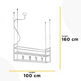  ONLI - Visilica na sajli sa policom JEFFER 4xE27/22W/230V bela | Eponuda.com