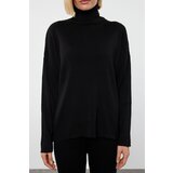 Trendyol Black Wide Fit Turtleneck Knitwear Bottom-Top Set | Shoptok.si