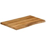 Stolna ploča 80x60x3,8 cm od masivnog drva manga sa živim rubom | shoptok.hr