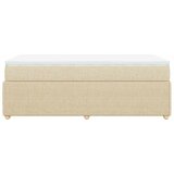  Krevet s oprugama i madracem krem 90 x 190 cm od tkanine | shoptok.hr