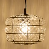  SIRU - Visilica na sajli TERRA 1xE27/60W/230V crno/prozirno venecijansko staklo | Eponuda.com