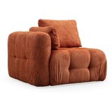 Atelier Del Sofa amaris 2 seater with pouffe orange ugaona sofa | ePonuda.com