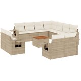  12-dijelni set vrtnih sofa od poliratana s jastucima bež | shoptok.hr