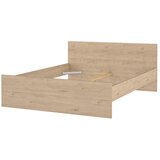 Tvilum Zakonska postelja v hrastovem dekorju brez letvenega dna 180x200 cm v naravni barvi Naia – | Shoptok.si