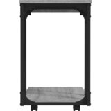  Bočni stolić s kotačima boja hrasta sonome 50x35x55,5 cm drveni | shoptok.hr