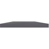 Police za knjige 4 kom visoki sjaj sive 60x10x1,5 cm od iverice | shoptok.hr