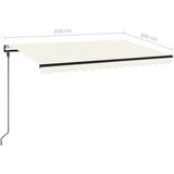 Tenda na automatsko uvlačenje 450 x 300 cm krem | Eponuda.com