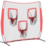  Mreža za vježbanje baseballa Crna 214,5 x 89,5 x 181 cm | shoptok.hr