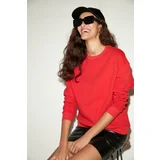 GRIMELANGE Susana Relaxed Oversize Red Sweatshir