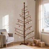  Drveno božićno drvce 210 cm Bambus i masivna borovina | shoptok.hr