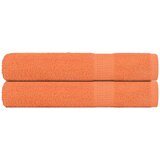  Ručnici za saunu FROGN 2 kom narančaste boje 80x200 cm 360 g/m² | shoptok.hr